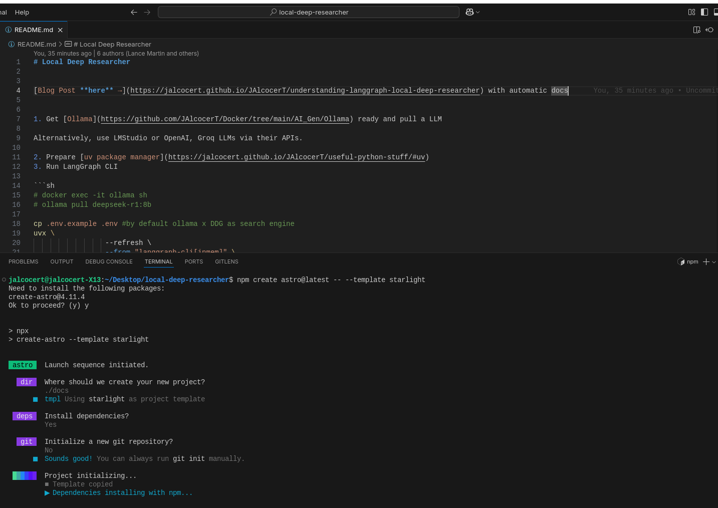 Starlight AI Powered Docs