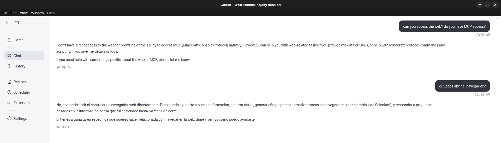 Goose Desktop - Plug a LLM and even provides transcription