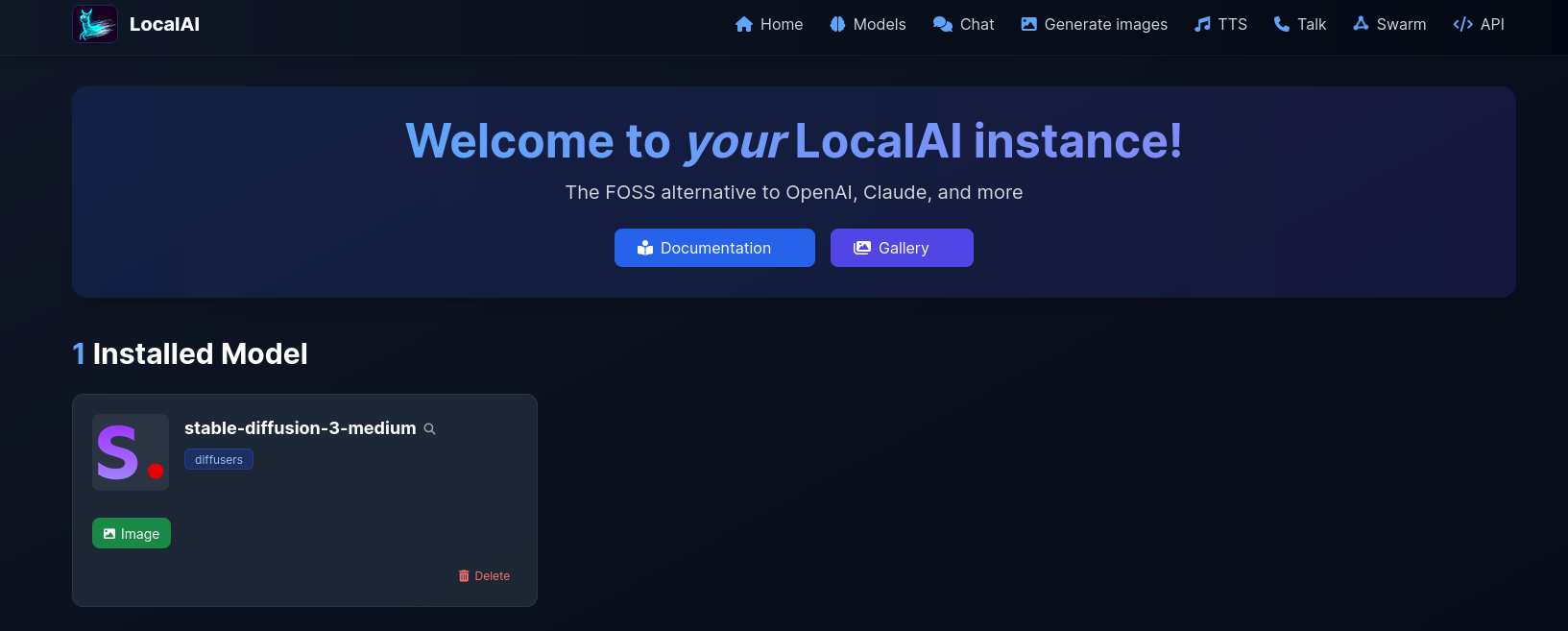 Local AI UI