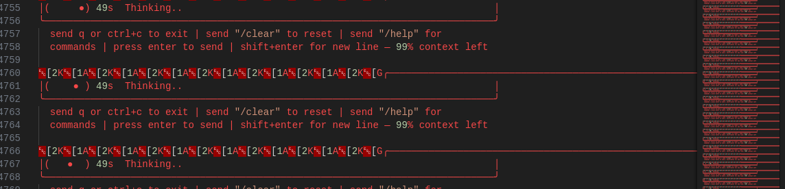 Codex Logs saved with errors