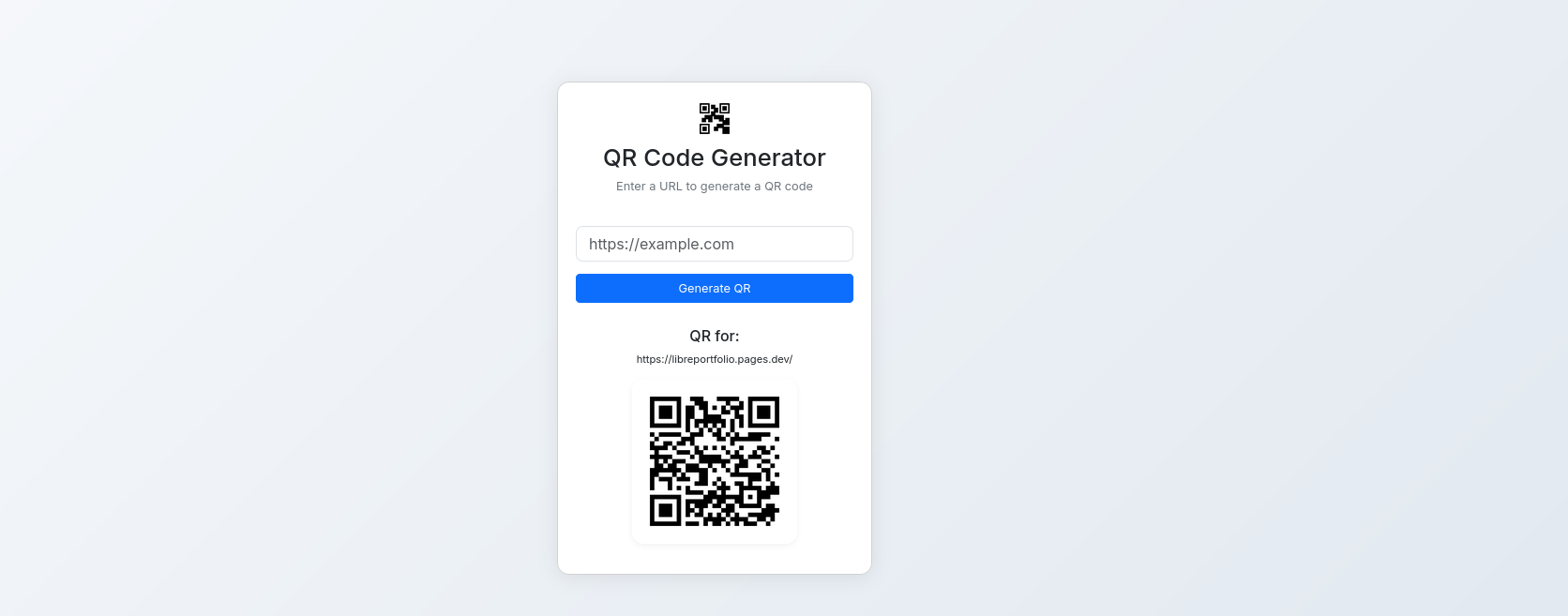 Flask QR Generator