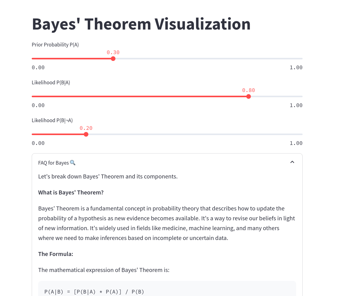 Bayes and Streamlit?