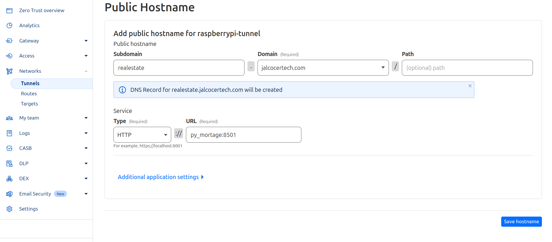 Streamlit Real Estate Cloudflare Setup