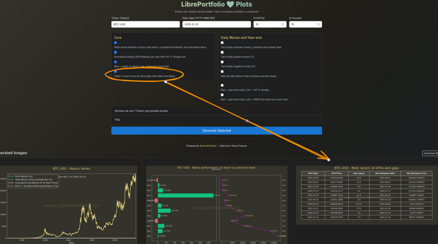 Flask x Matplotlib Plots Webapp