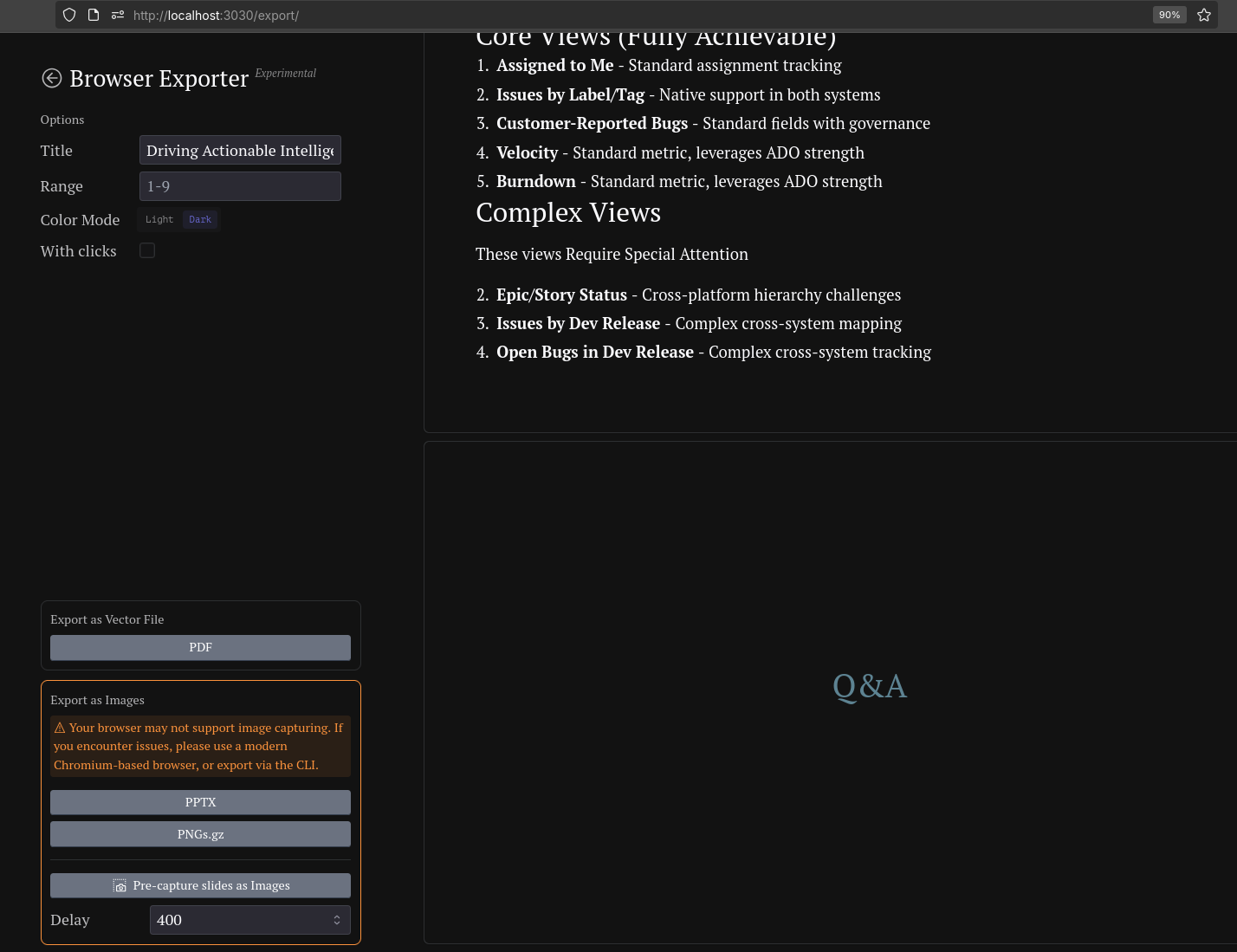 Slidev Exporter UI