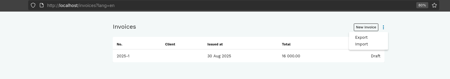 FrontEnd - Exporting a PDF invoice