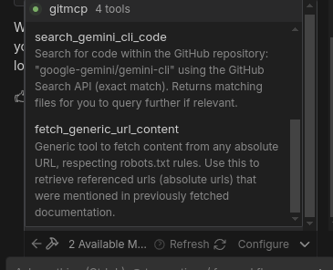 Windsurf together with git-mcp