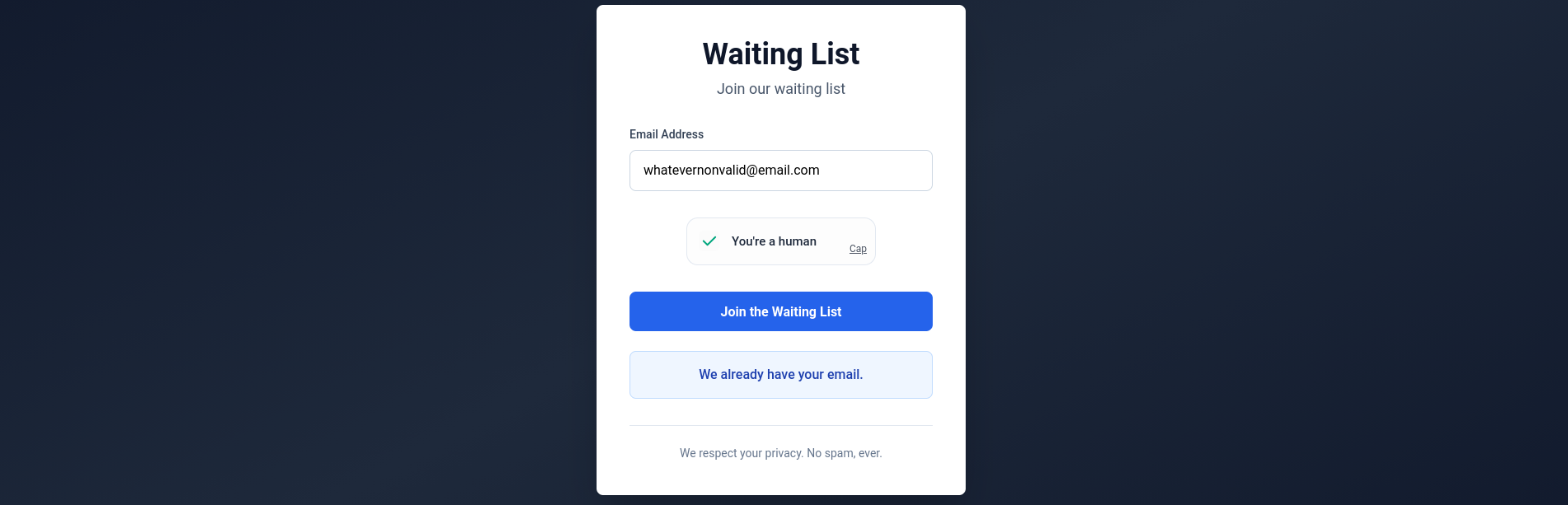 CapJS + NextJS Working