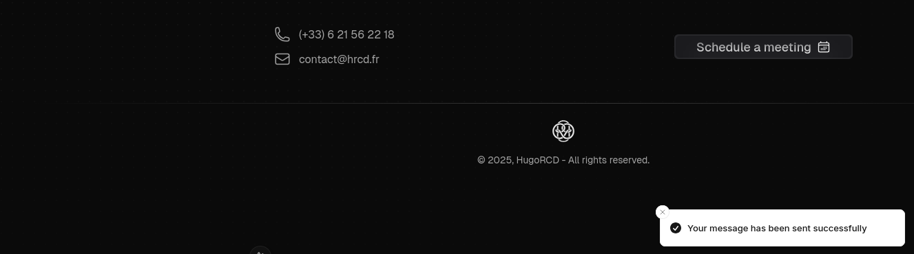 Resend mail API working with NUXT Canvas Theme