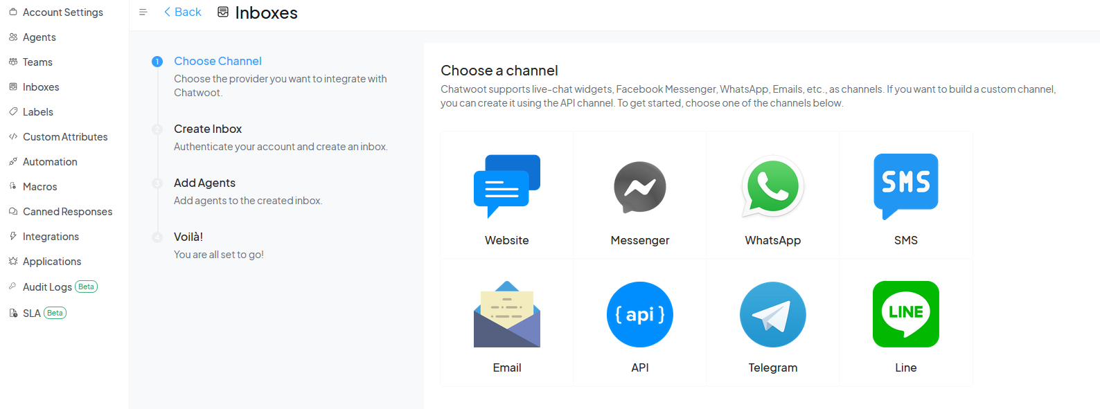 OSS Live Chat - Chatwoot