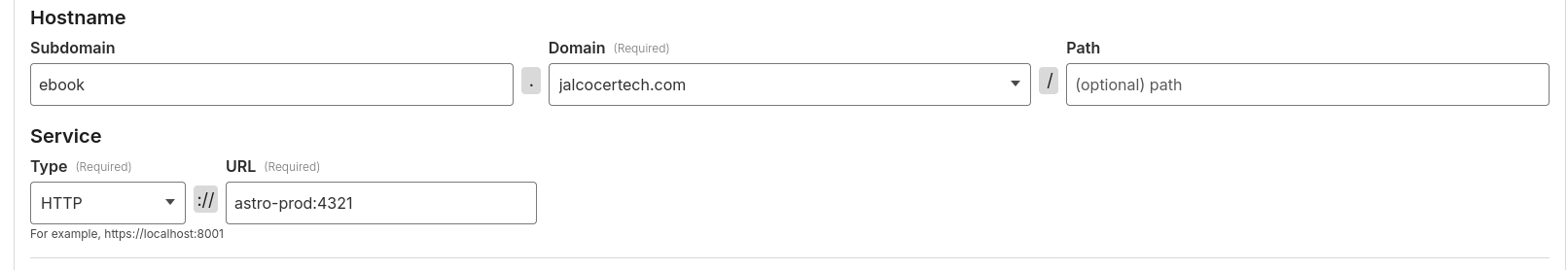 eBook Astro and Cloudflare Tunnels