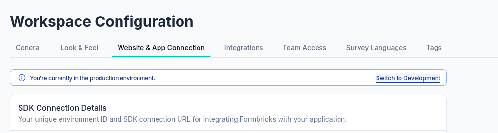 formbricks API setup