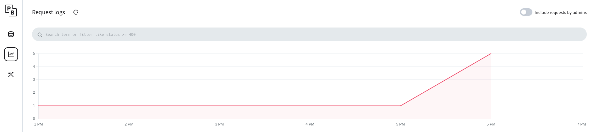 pocketbase logs