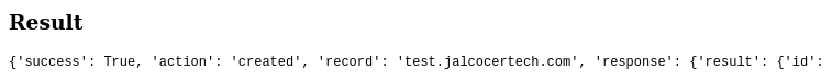 Flask Changing Cloudflare DNS Records