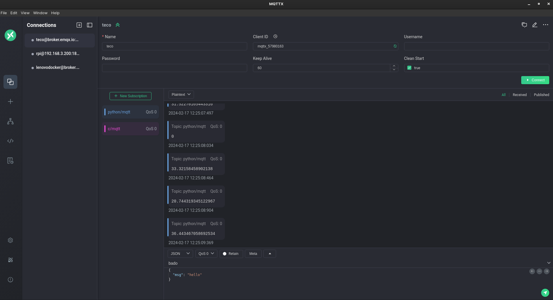 MQTT Desktop