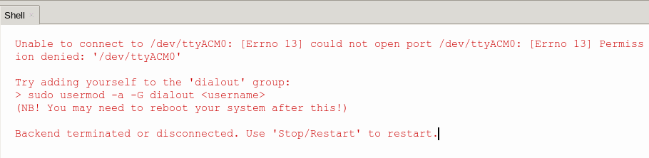 Thonny Permission Error