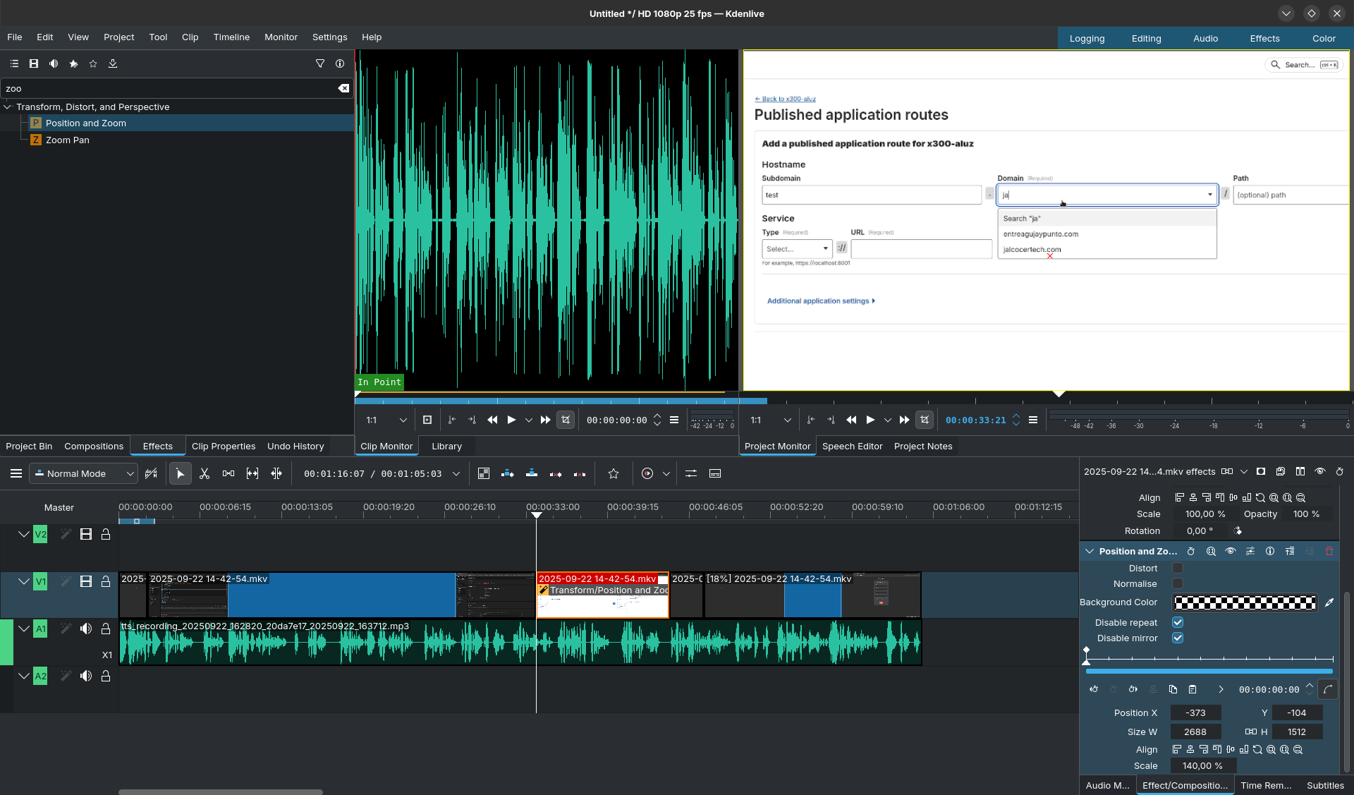 KDE Zoom