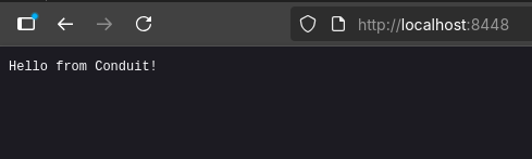 Matrix Server via Conduit