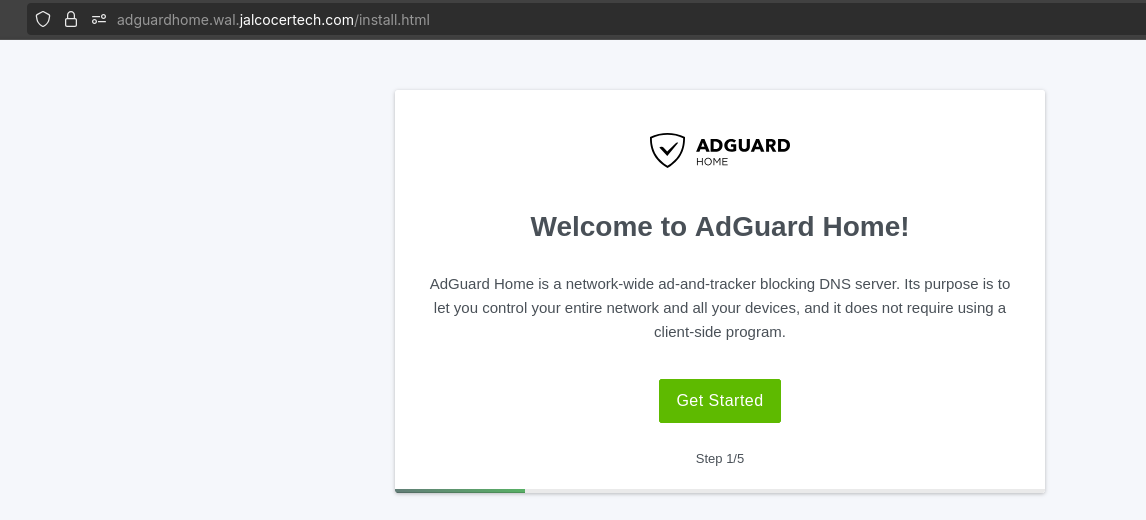 Using Adguard via Traefik for https