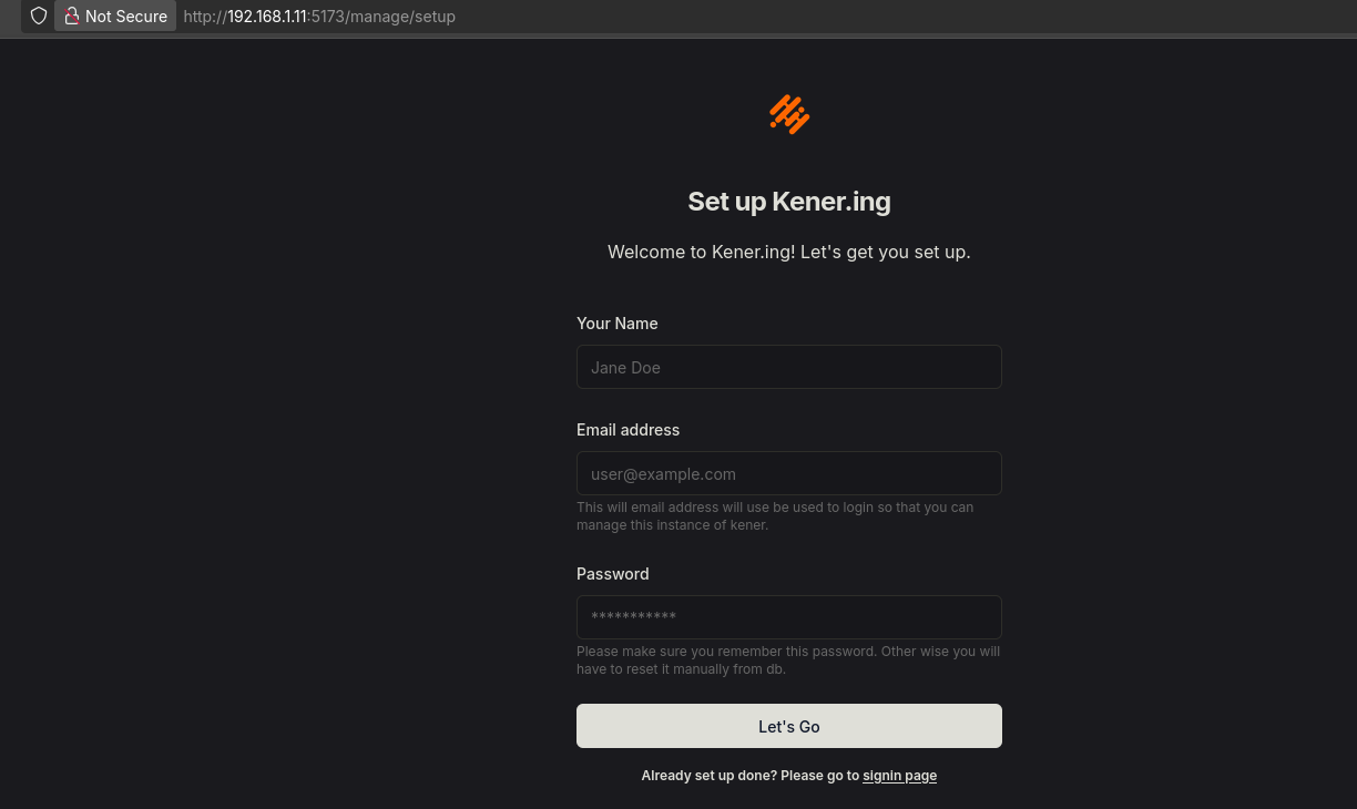Kener Status Pages
