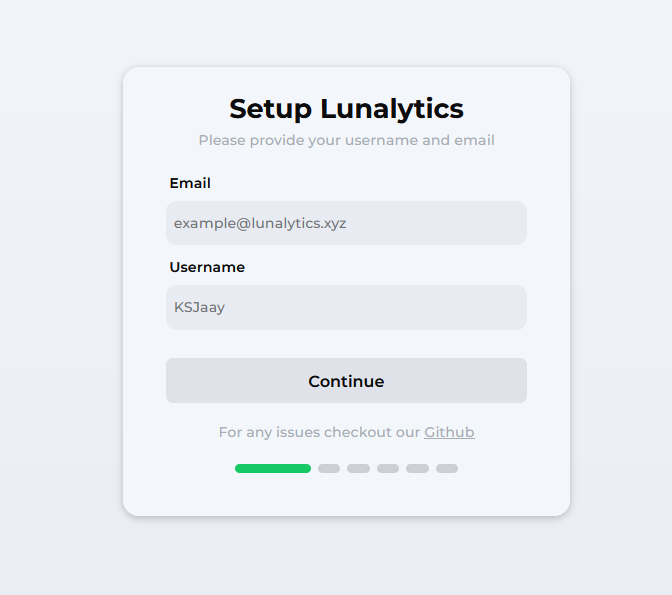 Web Analytics with LunaLytics