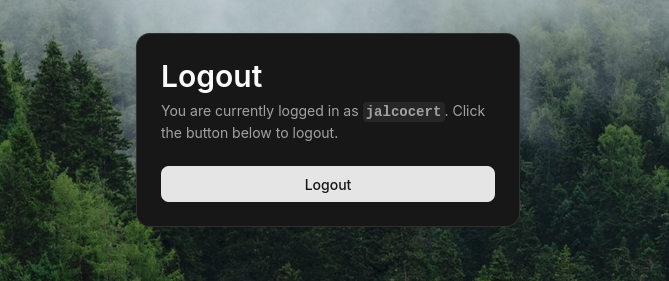 TinyAuth hardcoded user and password