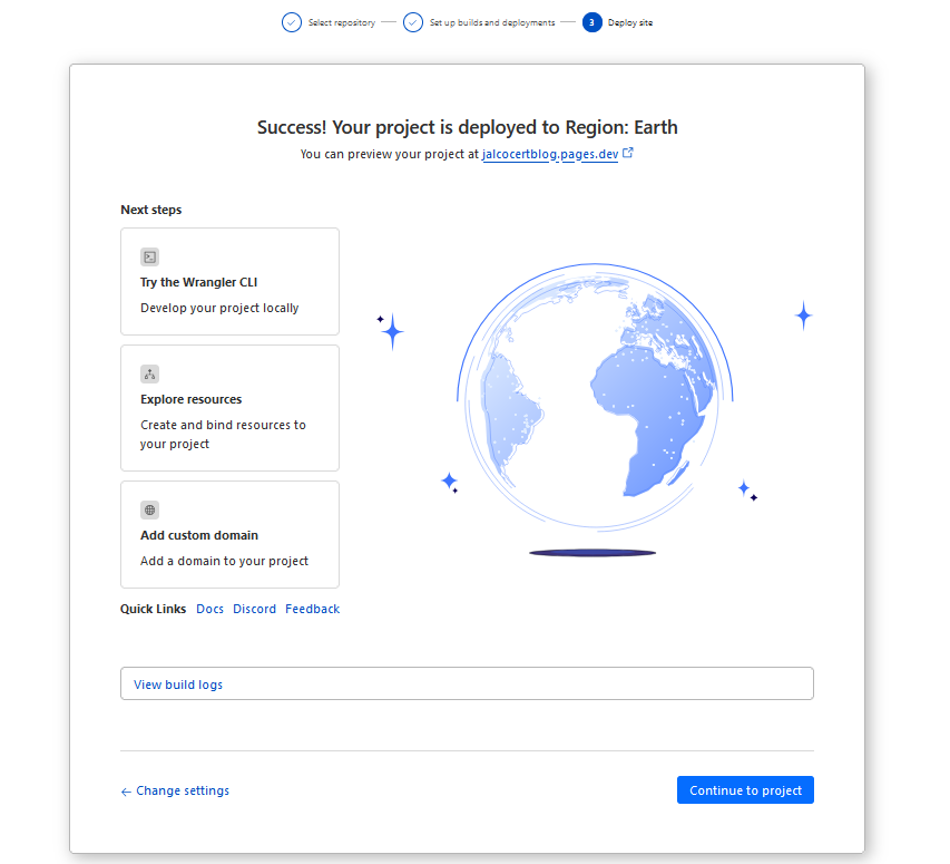 Deployed CF Pages