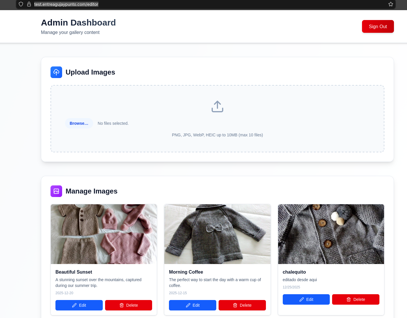 EntreAujayPunto editor