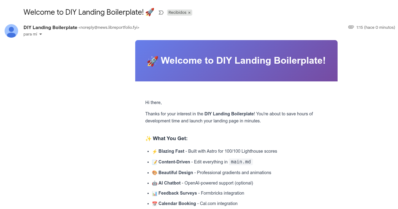 Sending via attachments Astro component and Mailtrap