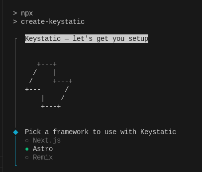 KeyStatic CLI